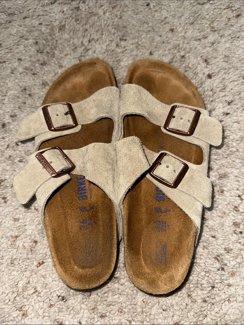 Taupe Birkenstocks